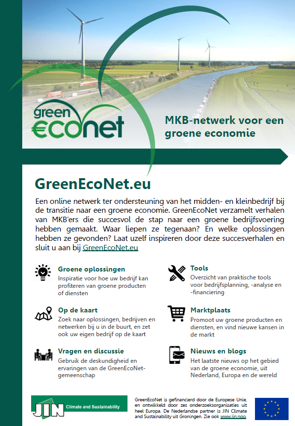 GreenEcoNet brochure NL 2016