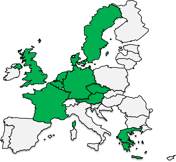 CARISMA partners map