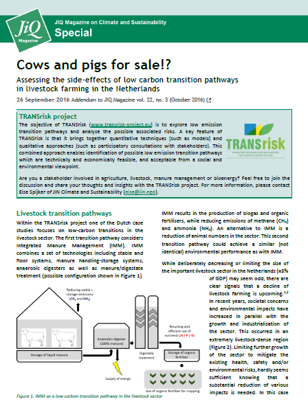 JIQ Special TRANSrisk livestock cover